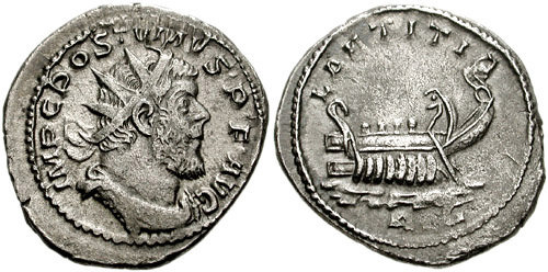 postumus roman coin antoninianus